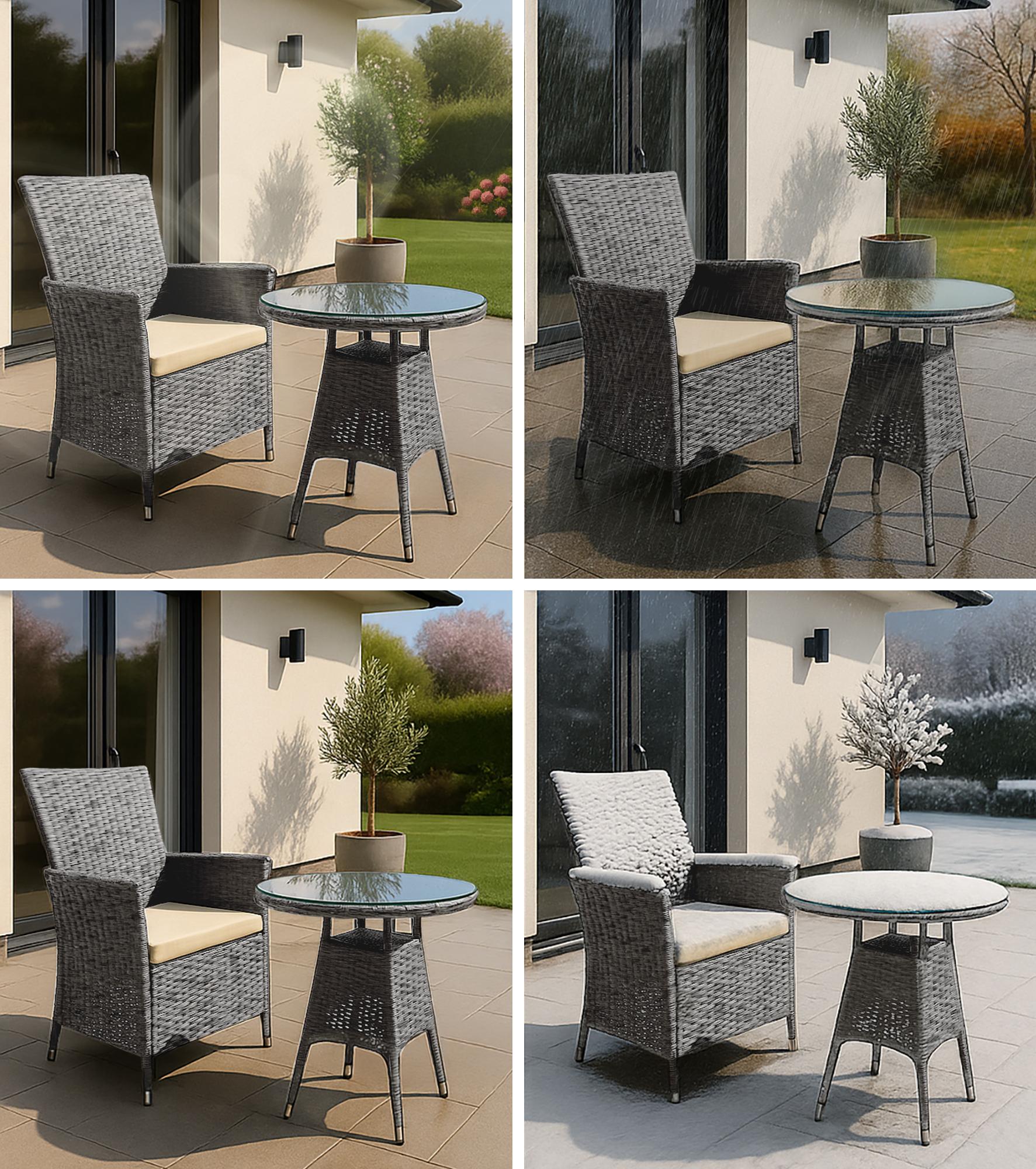 Fireda Polyrattan Sitzgruppe