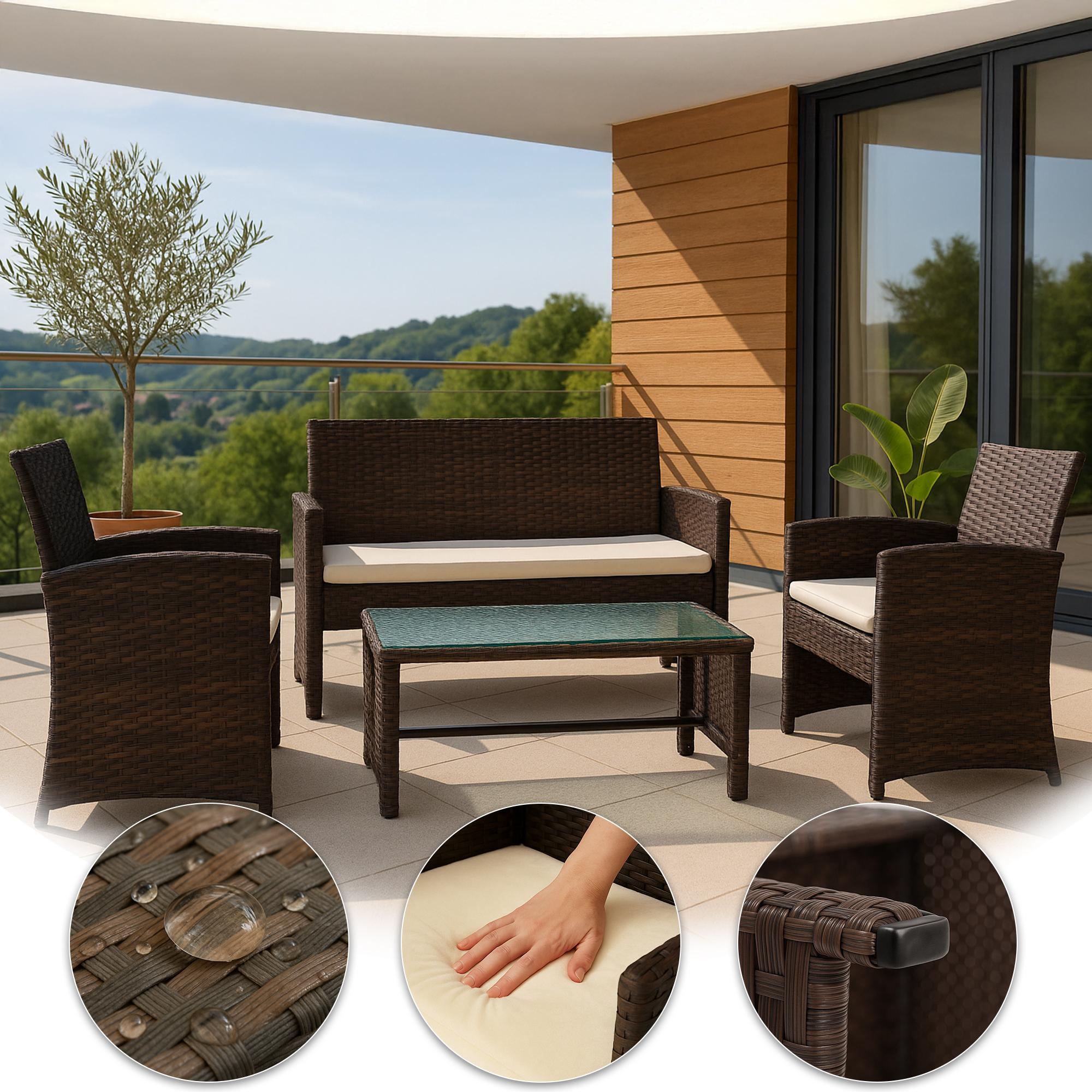 Toruba Polyrattan Sitzgruppe