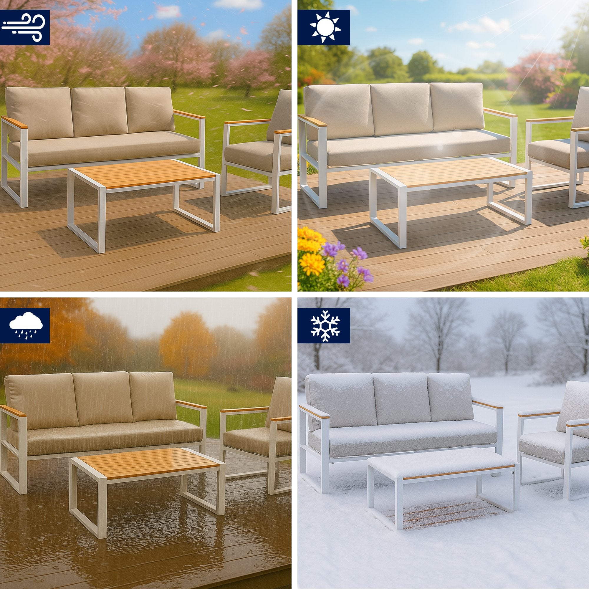 Rodiesa Gartenlounge Set