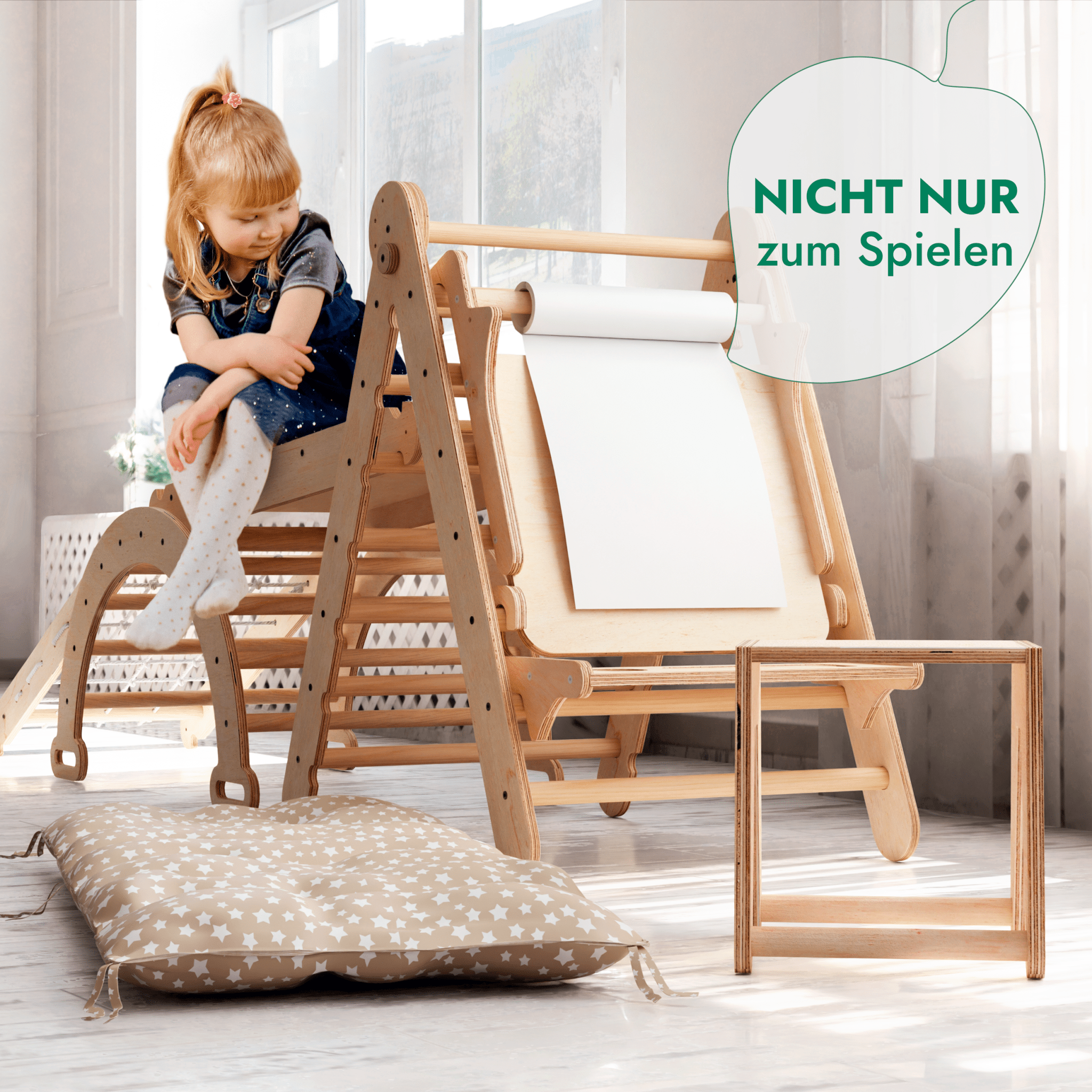 Nemi Klettergerüst-Set 7in1 Montessori