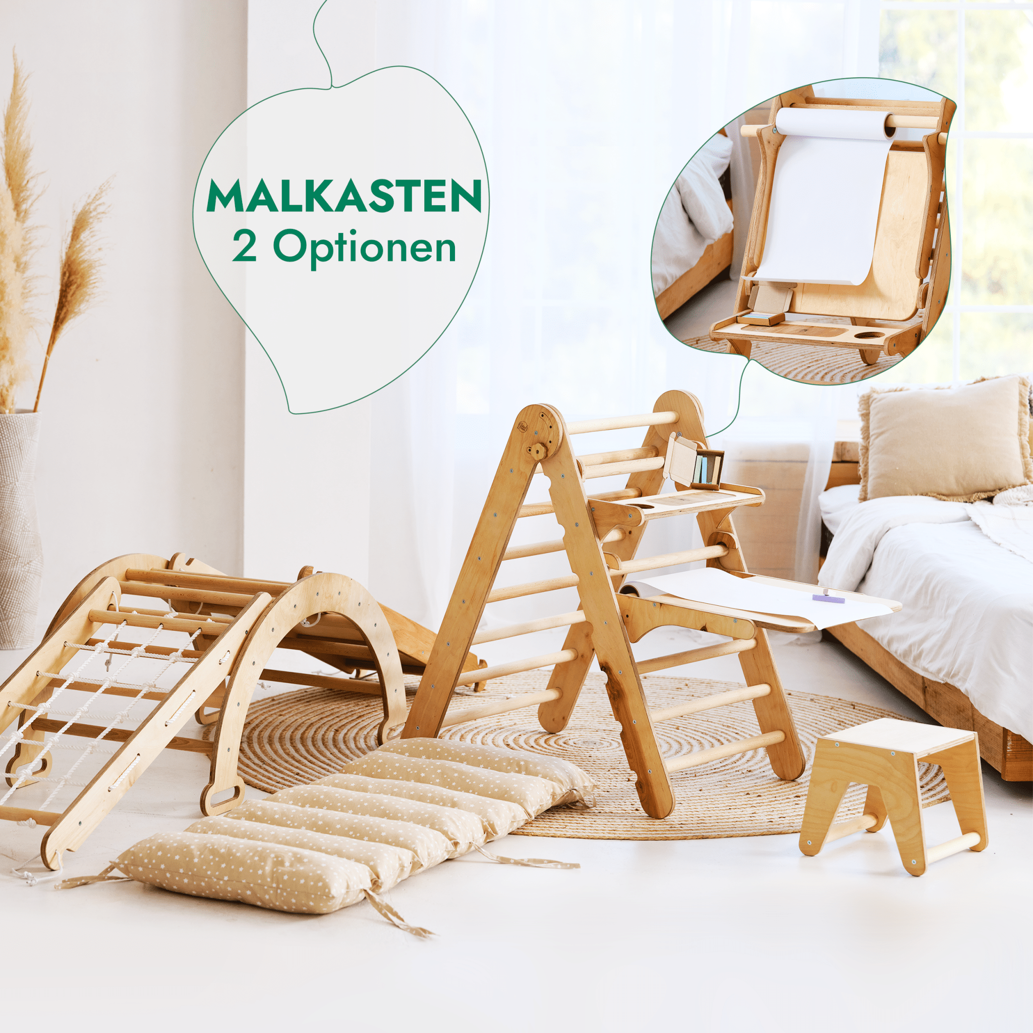 Nemi Klettergerüst-Set 7in1 Montessori