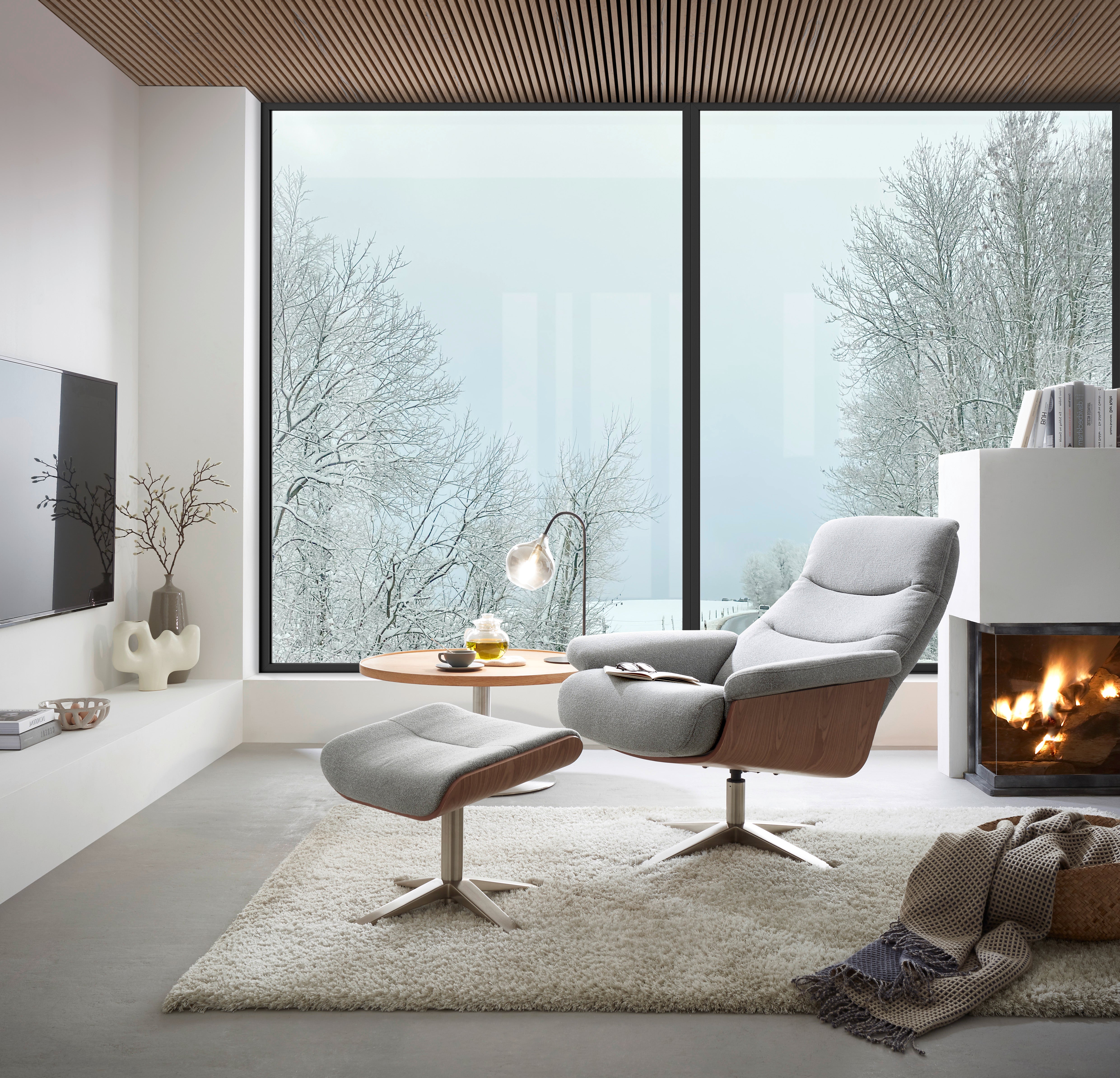 Amasra Loungesessel inkl. Hocker