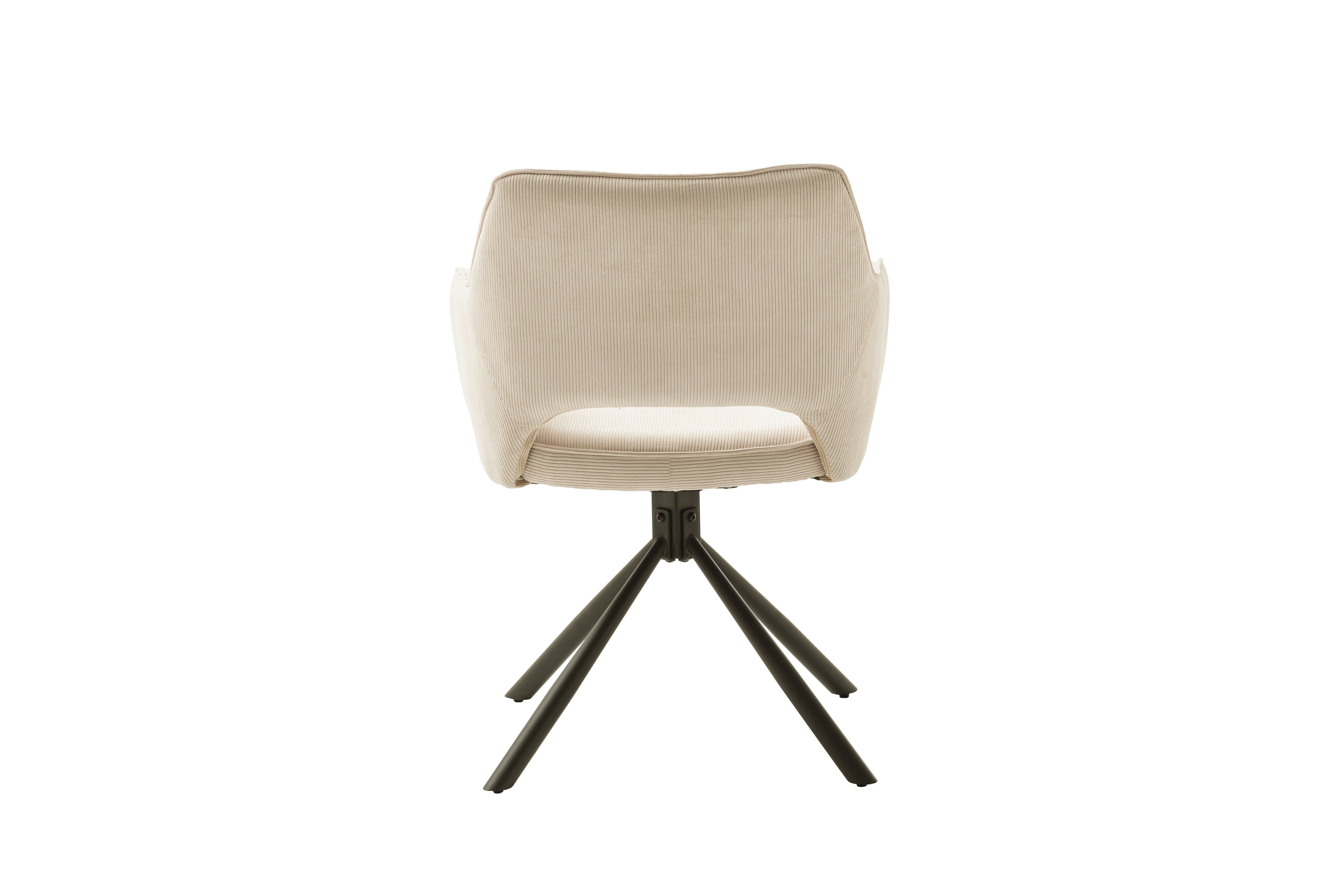 LUZON 4-Fuß Stuhl mit Armlehnen - 2er Set