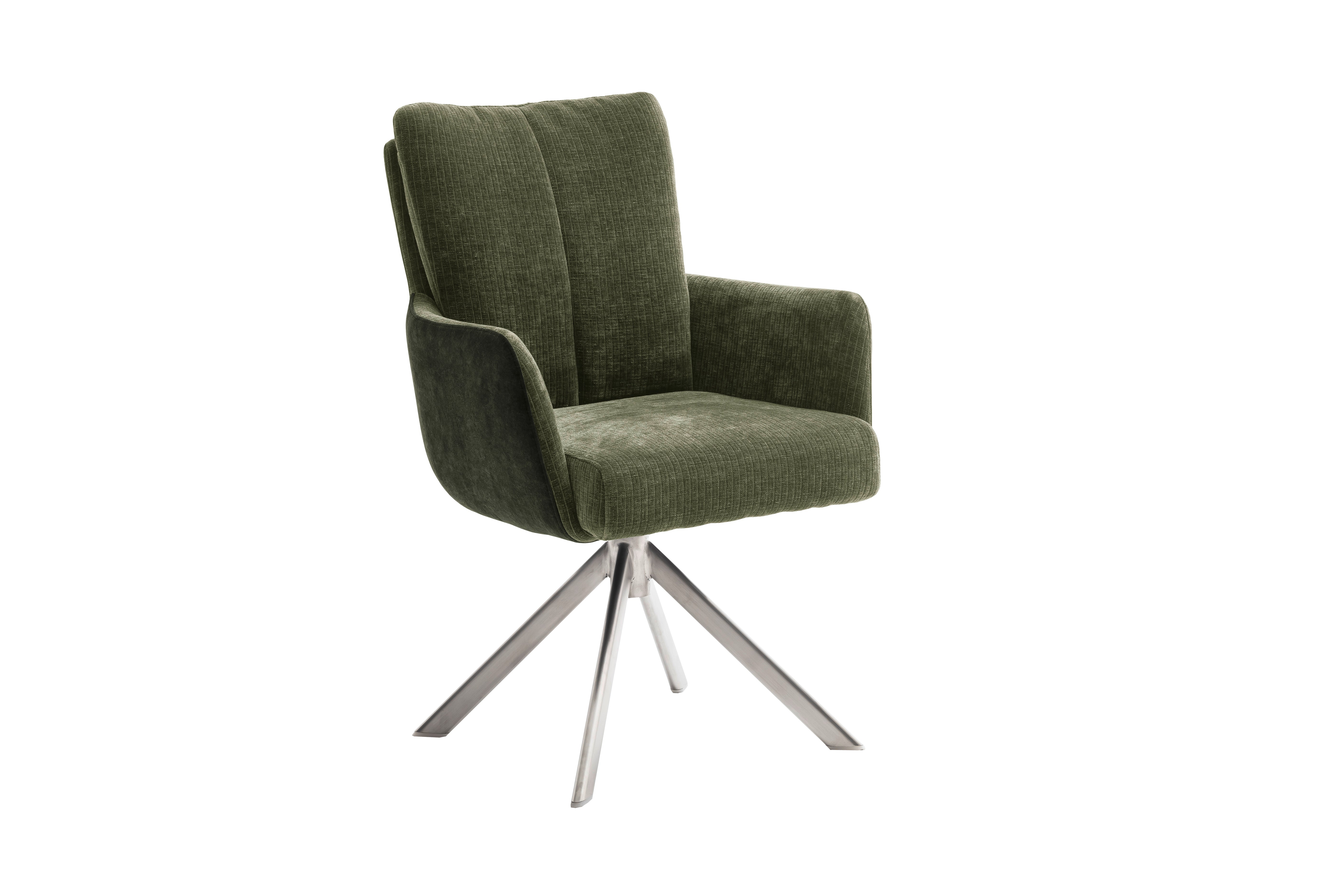 MALIA 4-Fuß Stuhl mit Armlehnen - 2er Set