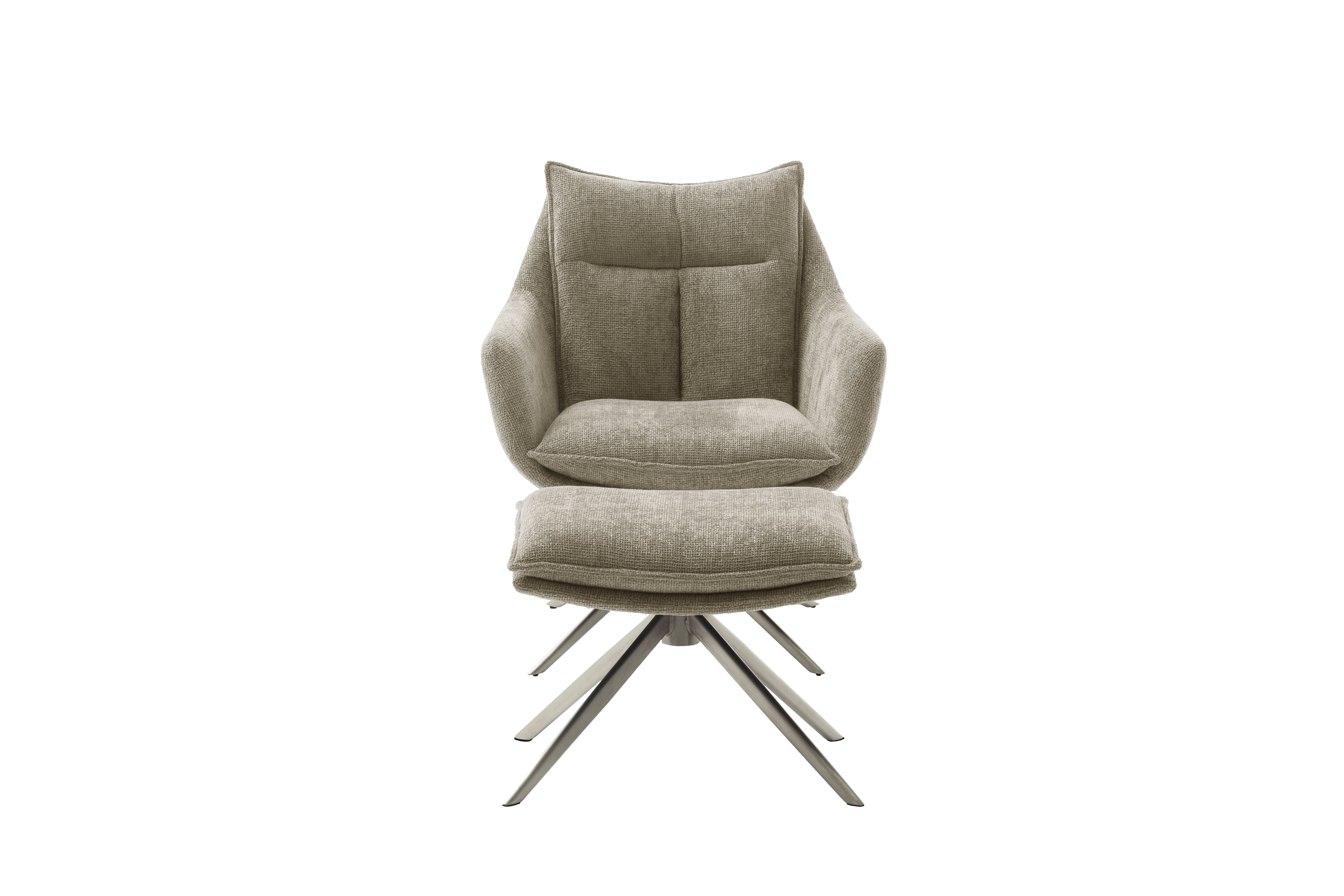 PARKER Loungesessel inkl. Hocker