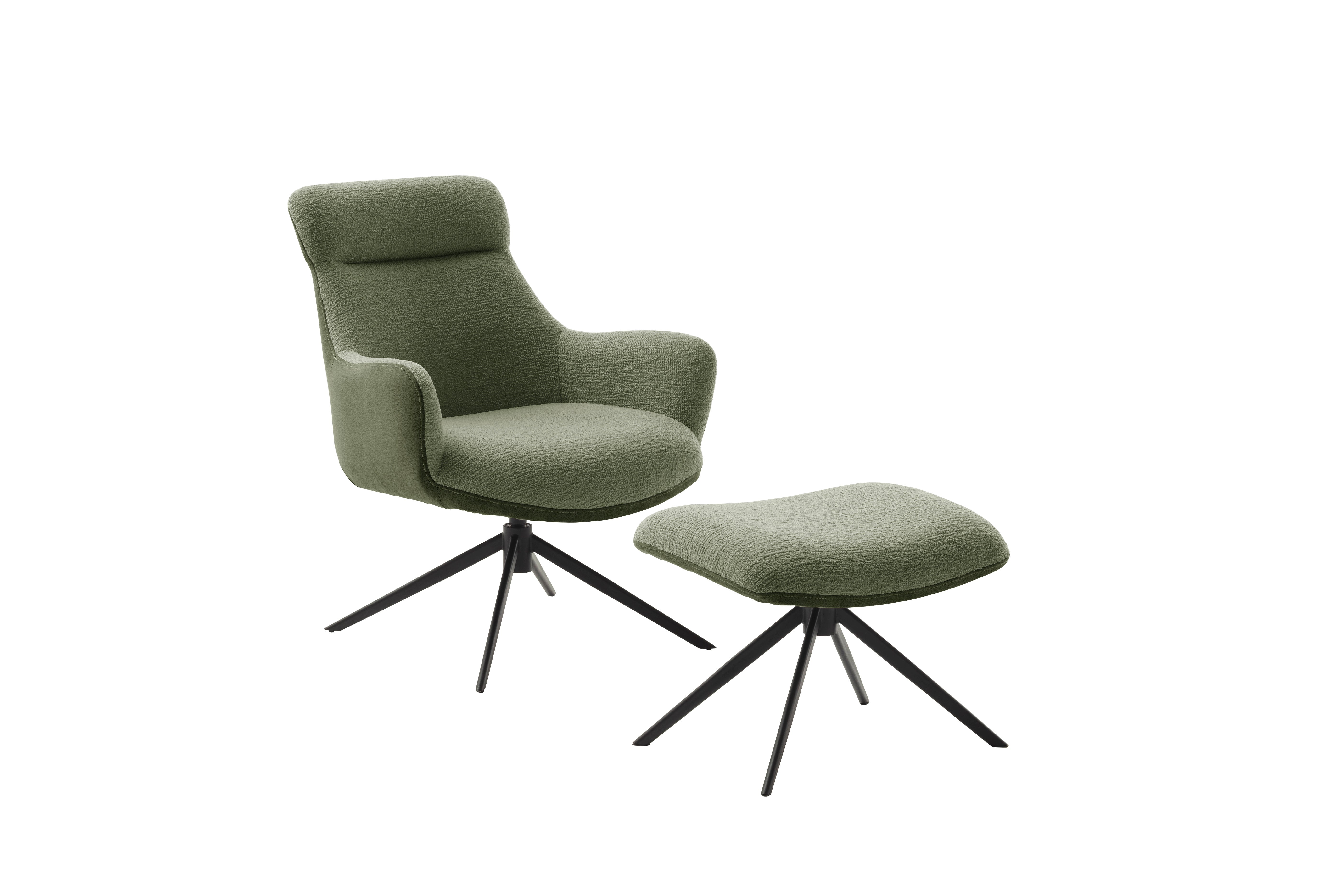 PELION Loungesessel inkl. Hocker