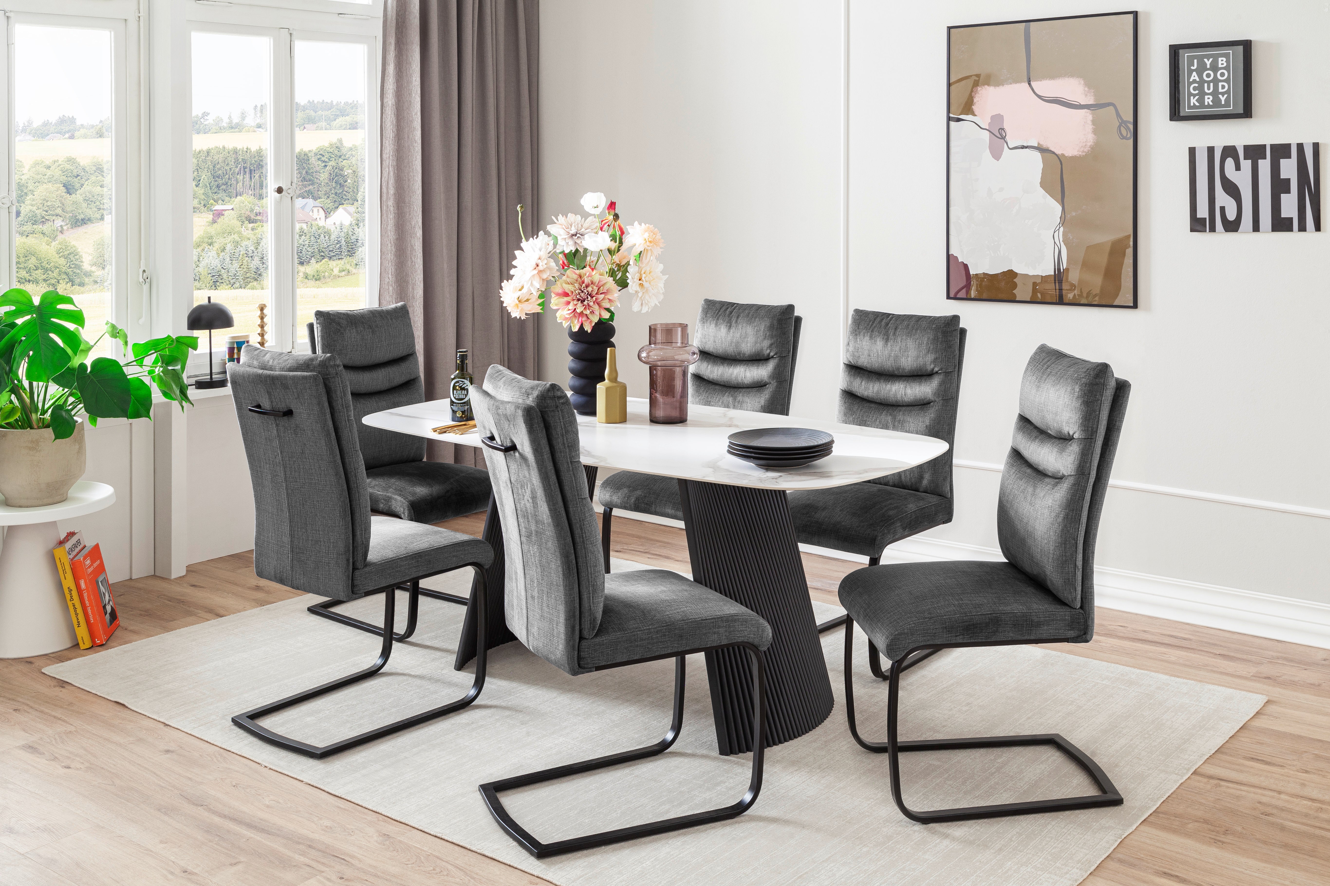 GIBARA Schwinstuhl mit Griff - 2er Set