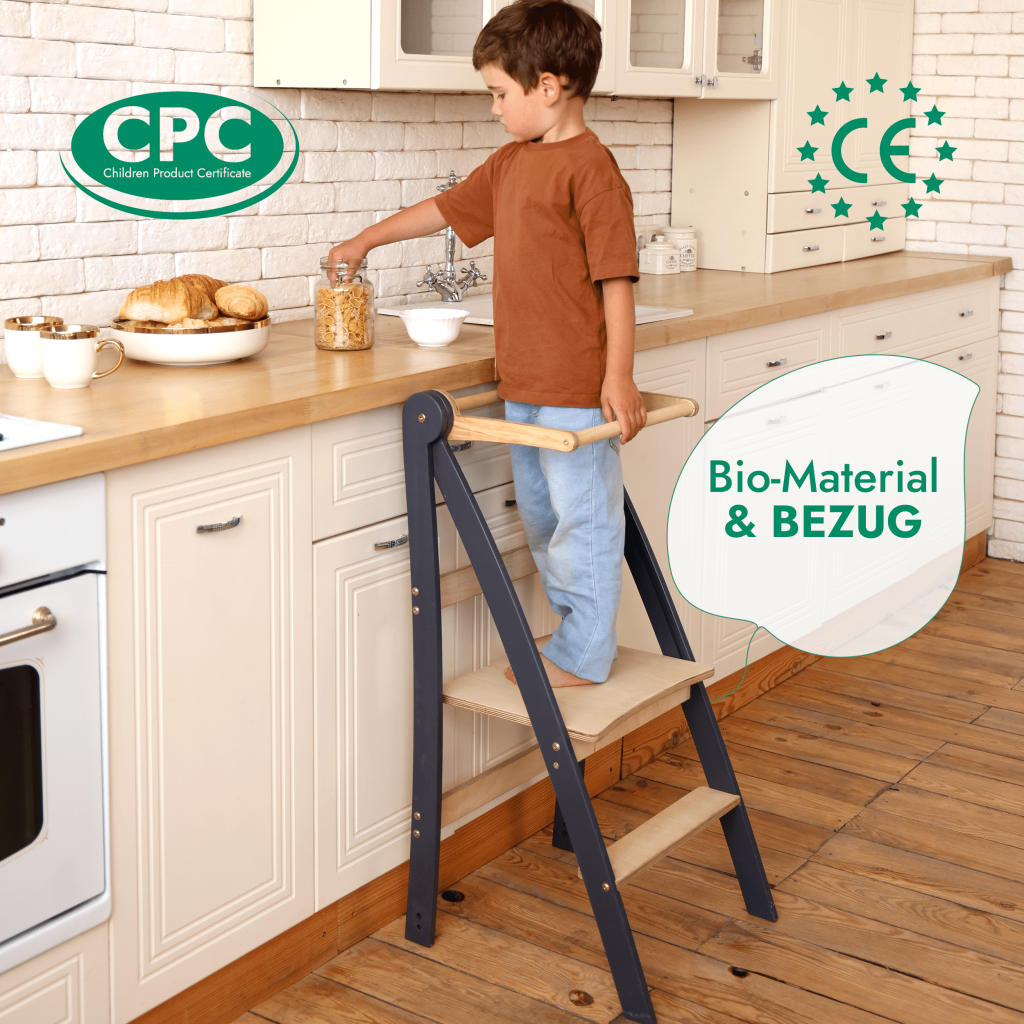 Helper Holz Lernleiter Montessori