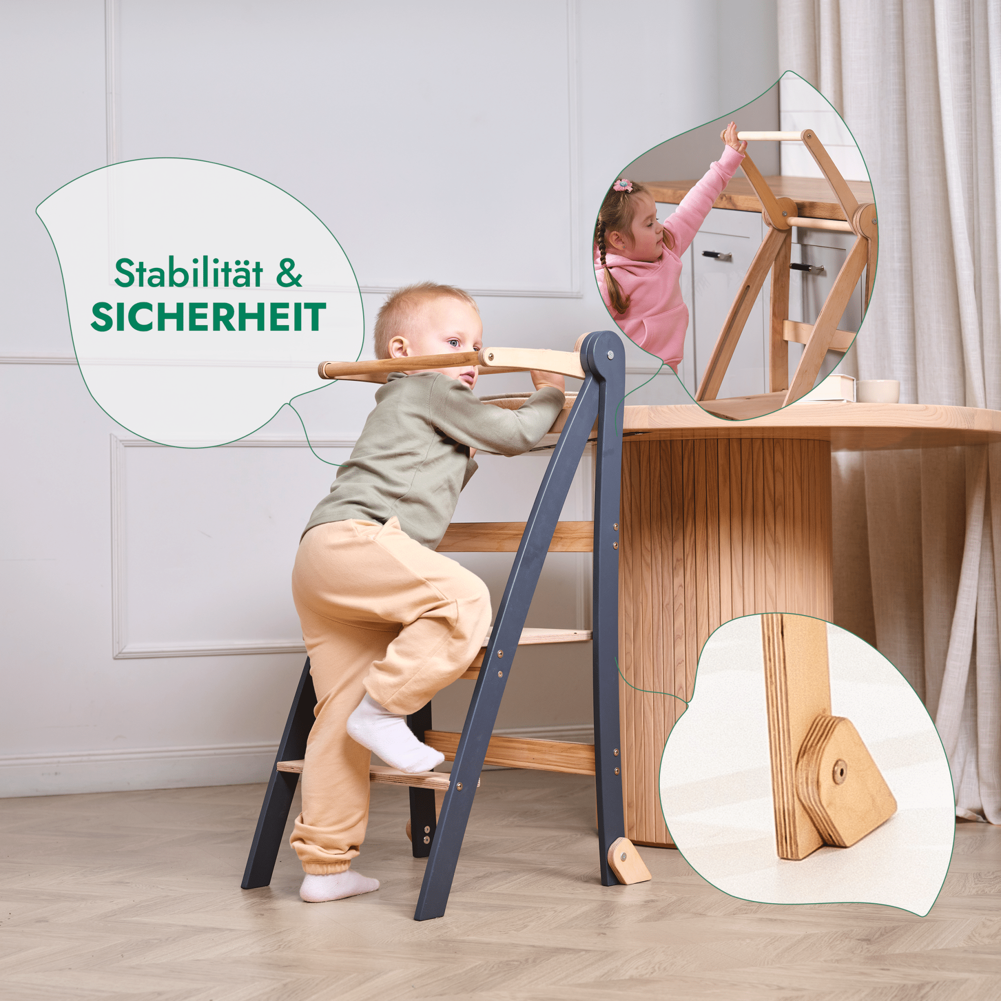 Helper Holz Lernleiter Montessori