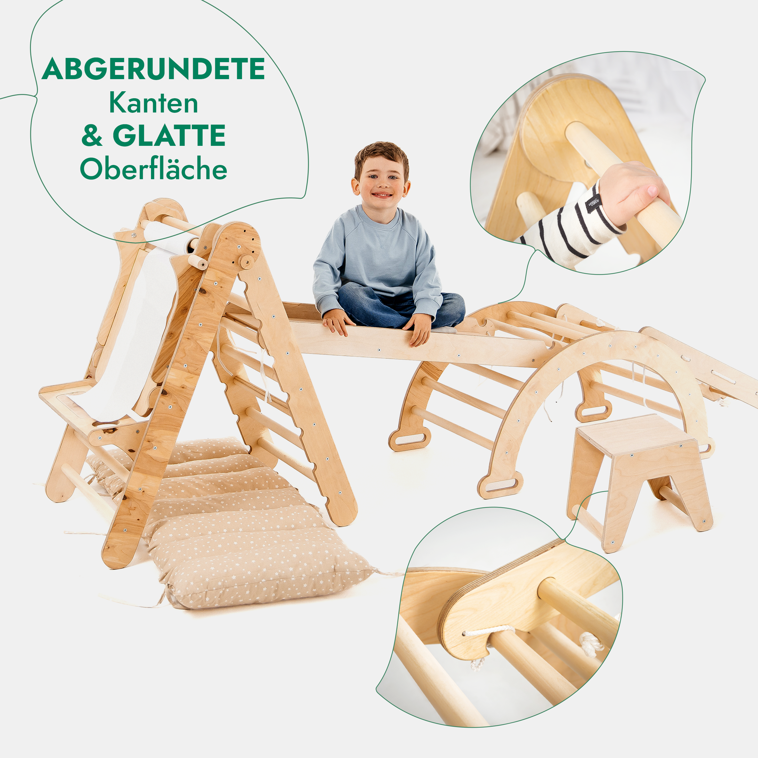 Nemi Klettergerüst-Set 7in1 Montessori