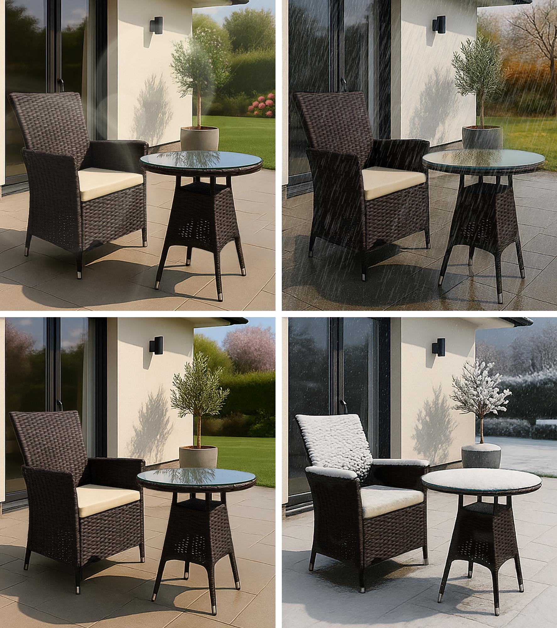 Fireda Polyrattan Sitzgruppe