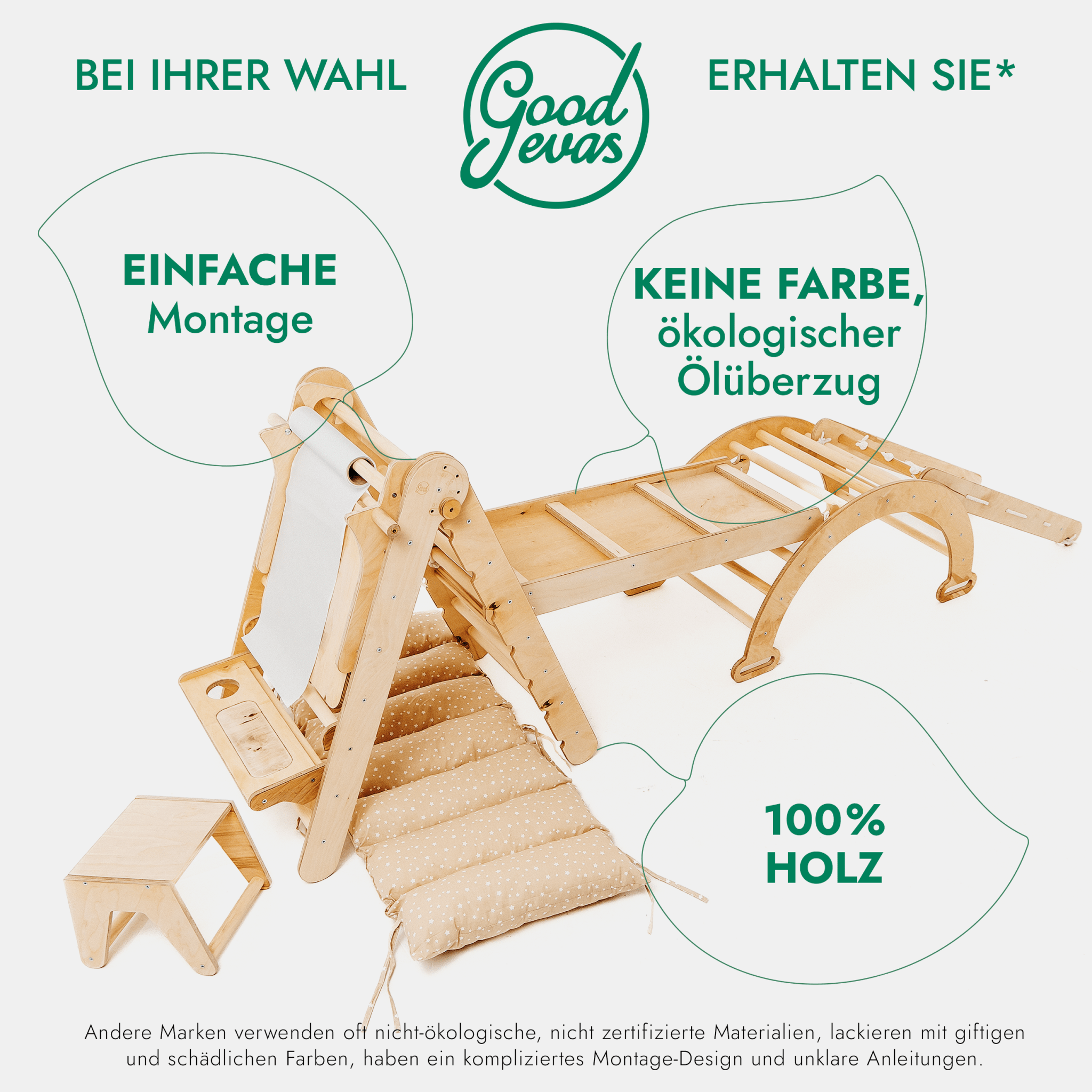 Nemi Klettergerüst-Set 7in1 Montessori