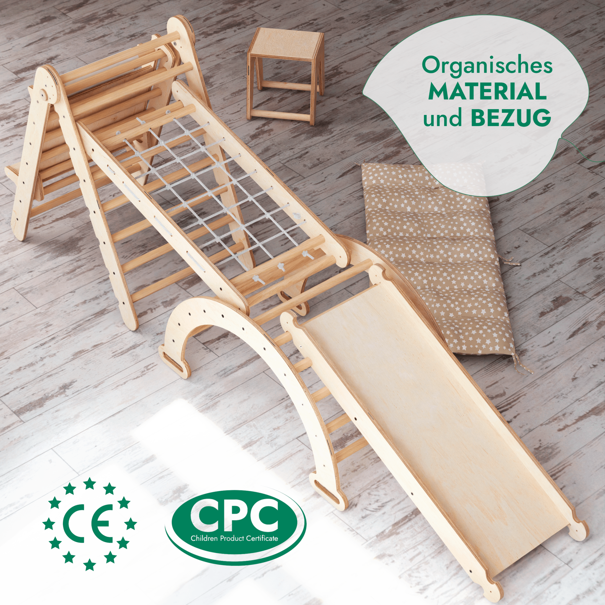 Nemi Klettergerüst-Set 7in1 Montessori