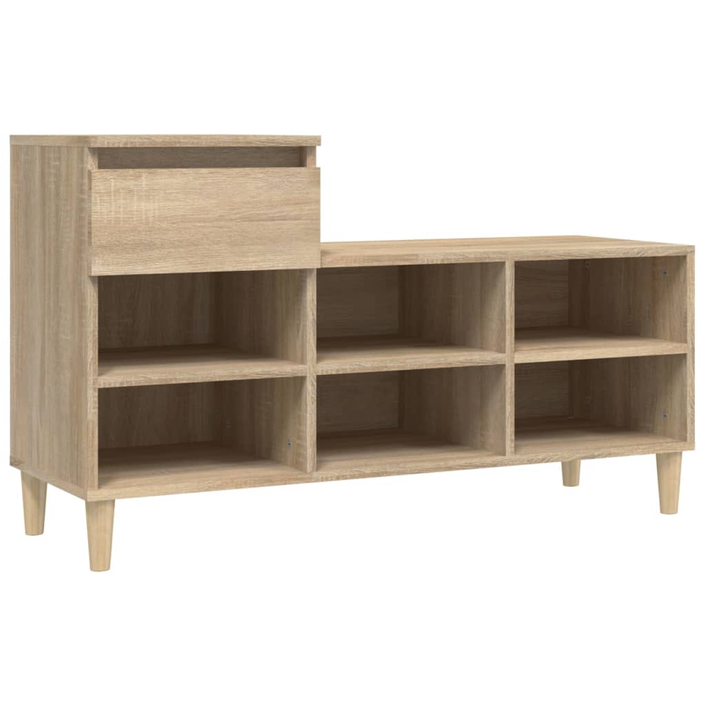 Schuhregal Sonoma-Eiche 102X36X60 Cm Holzwerkstoff Sonoma Eiche