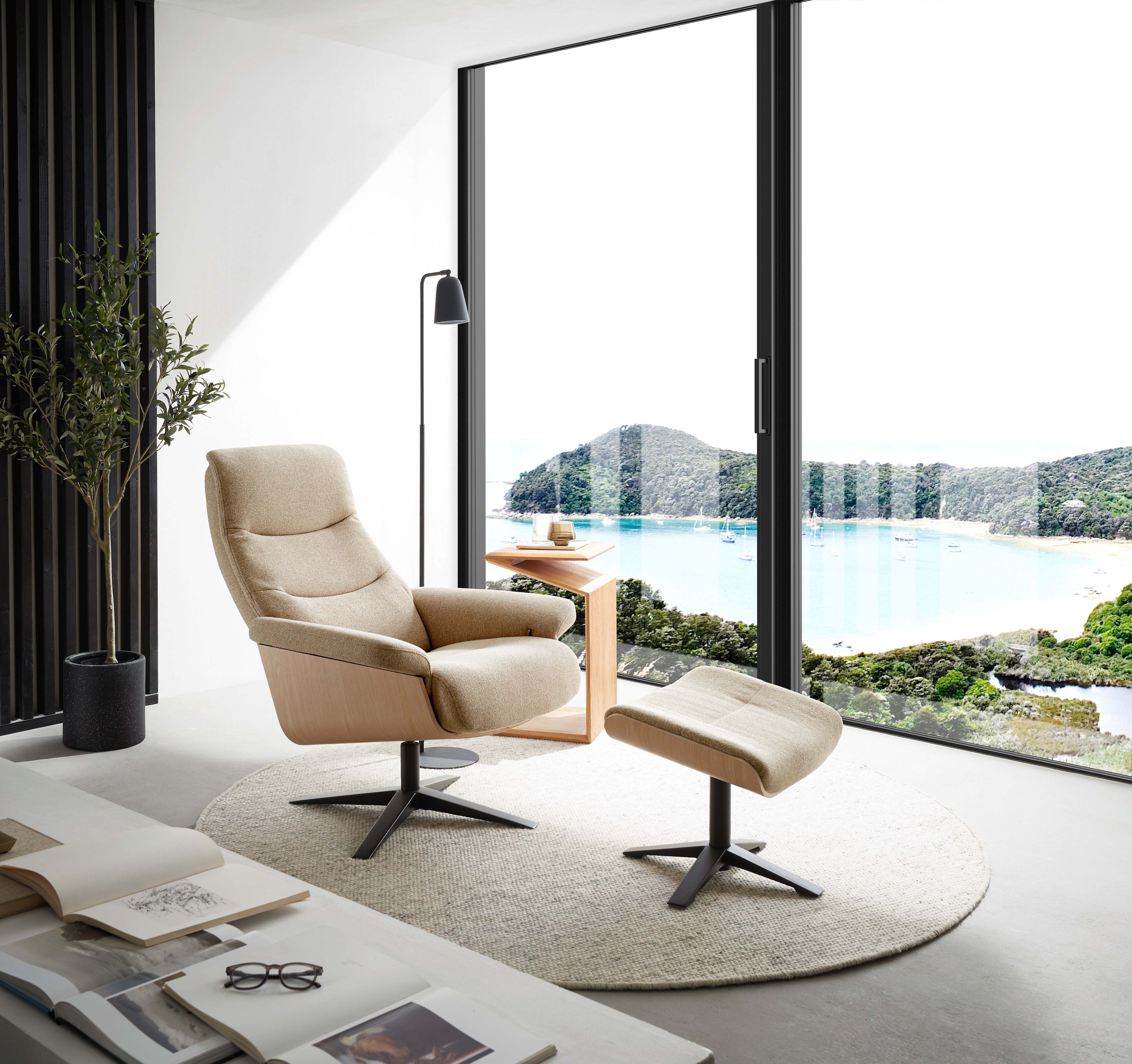 Amasra Loungesessel inkl. Hocker