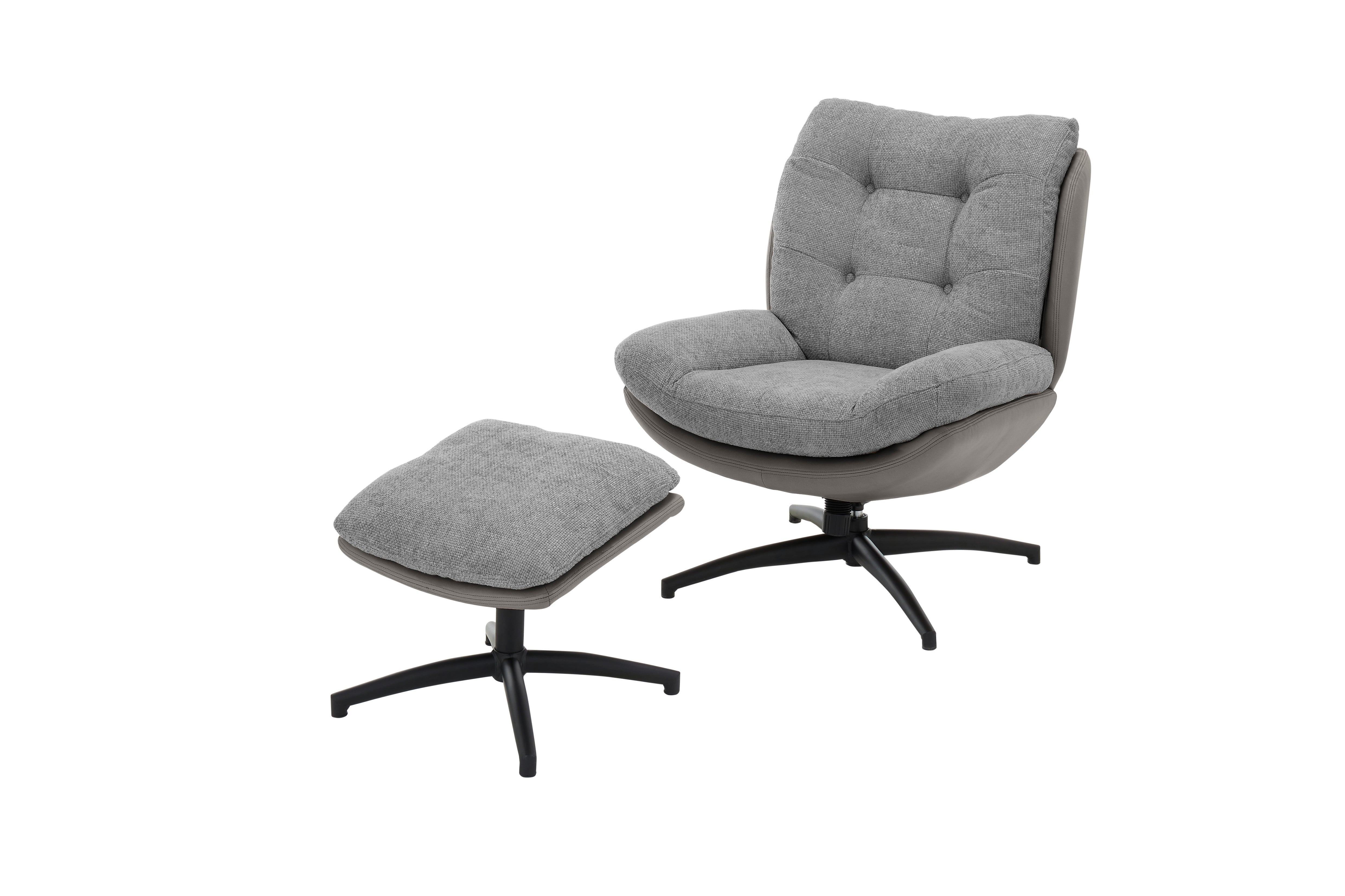 DIBBA Loungesessel inkl. Hocker