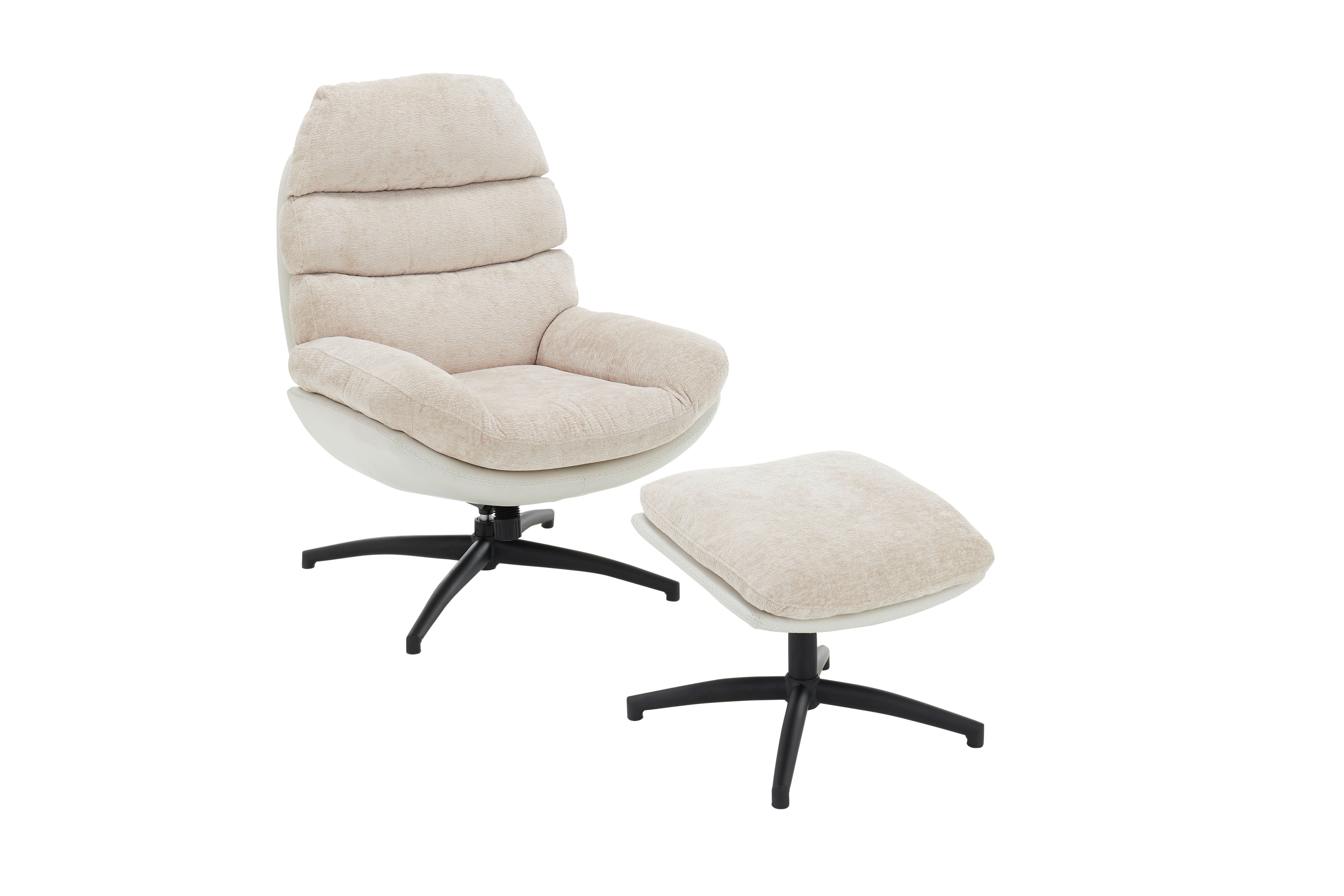 ESSEN Loungesessel inkl. Hocker