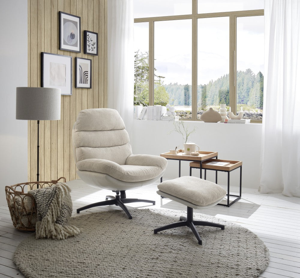 ESSEN Loungesessel inkl. Hocker