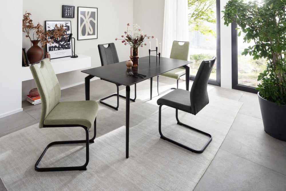 TERESINA Schwingstuhl mit Griffloch - 4er Set