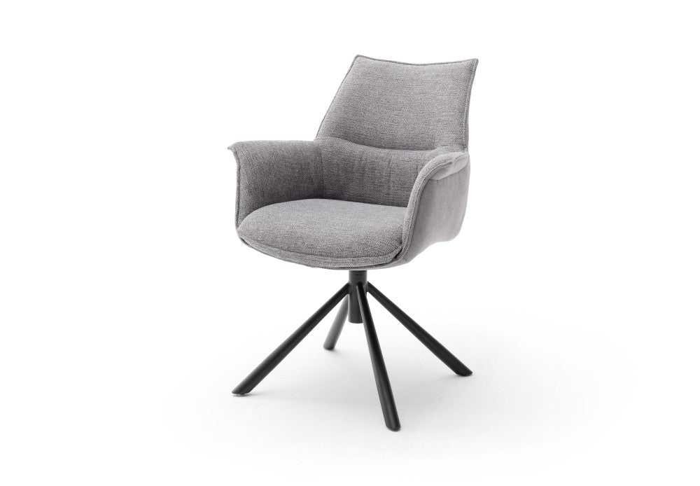 KONYA 4-Fuß Stuhl mit Armlehnen - 2er Set