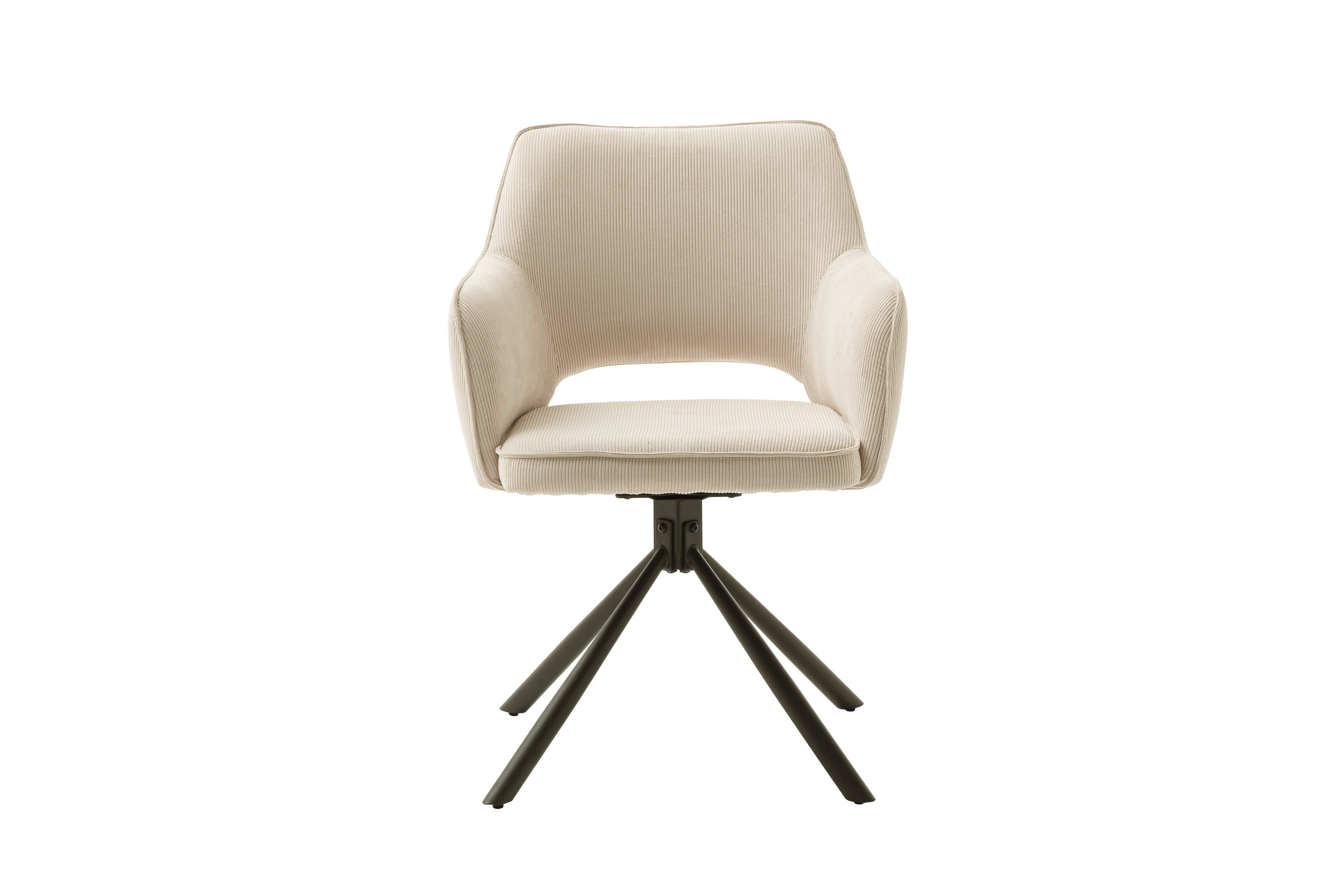 LUZON 4-Fuß Stuhl mit Armlehnen - 2er Set