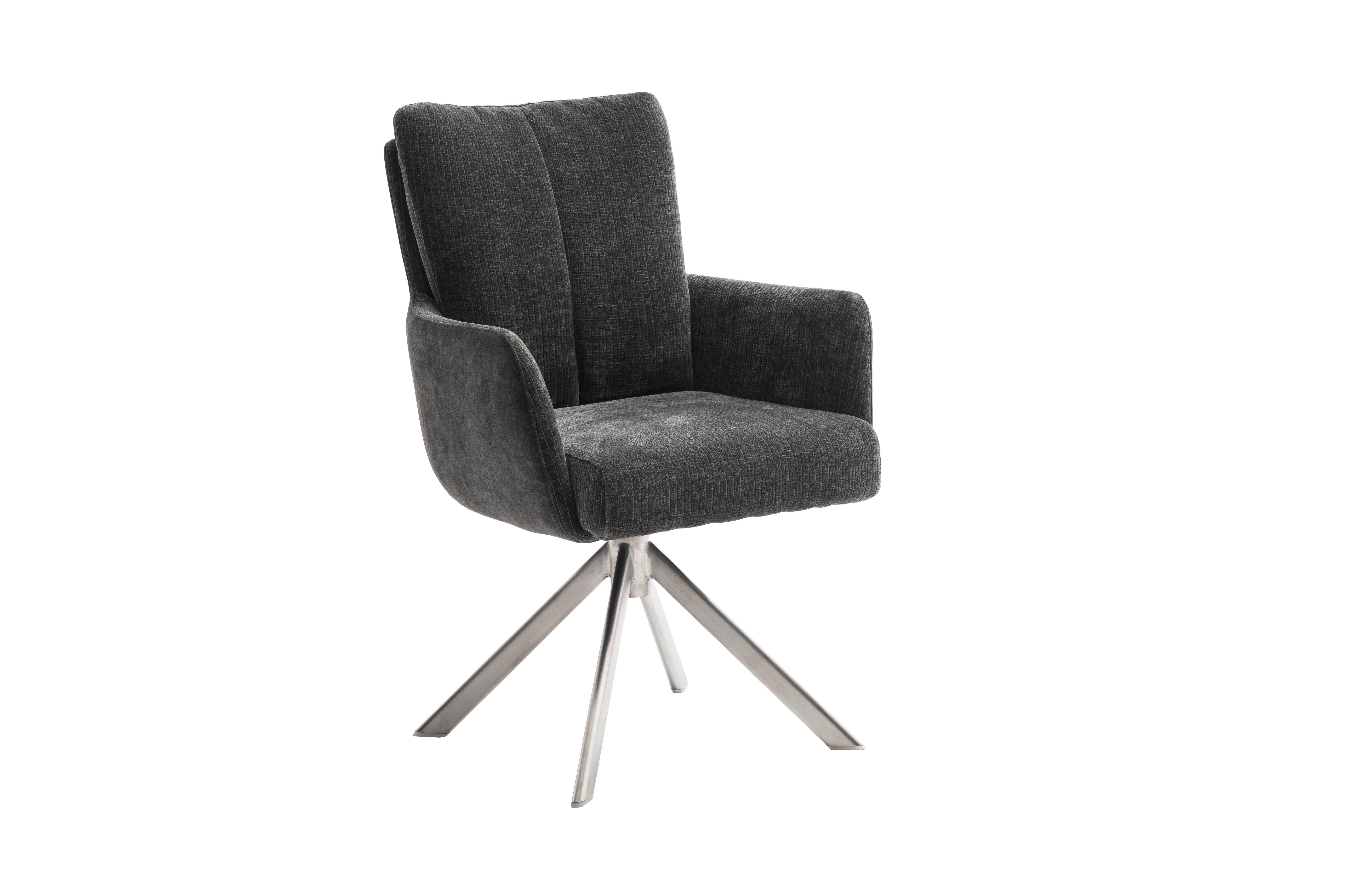 MALIA 4-Fuß Stuhl mit Armlehnen - 2er Set