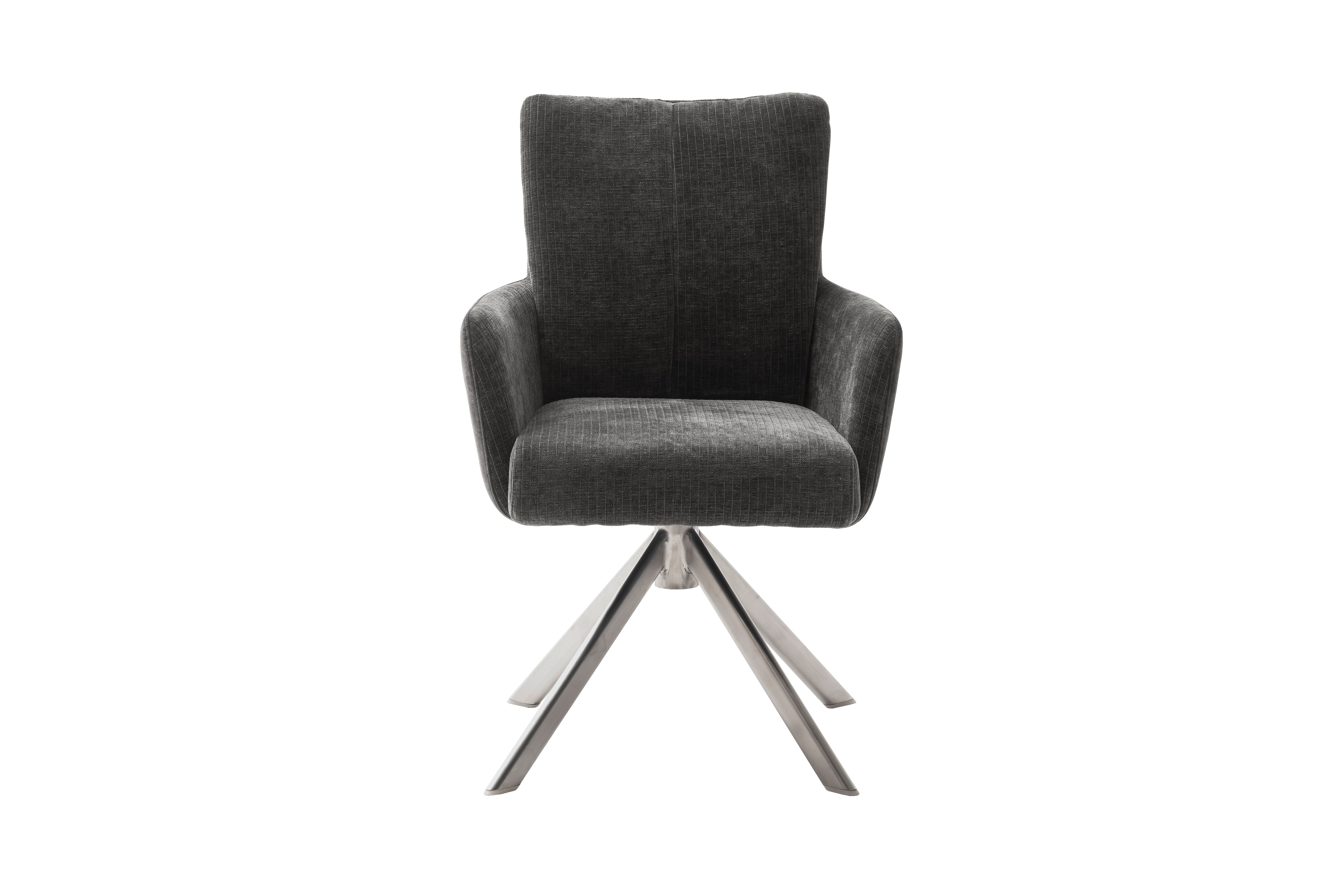 MALIA 4-Fuß Stuhl mit Armlehnen - 2er Set