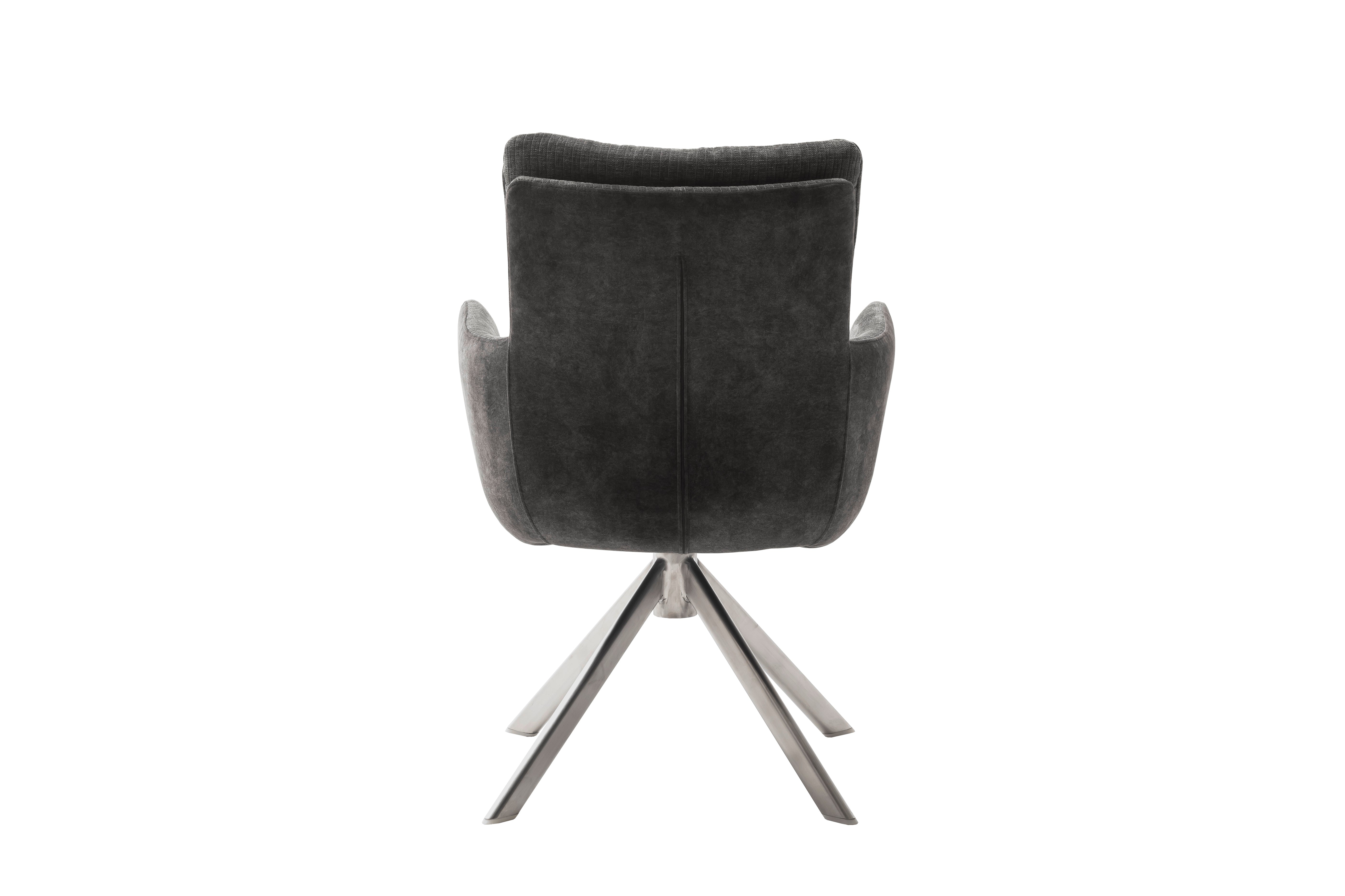 MALIA 4-Fuß Stuhl mit Armlehnen - 2er Set