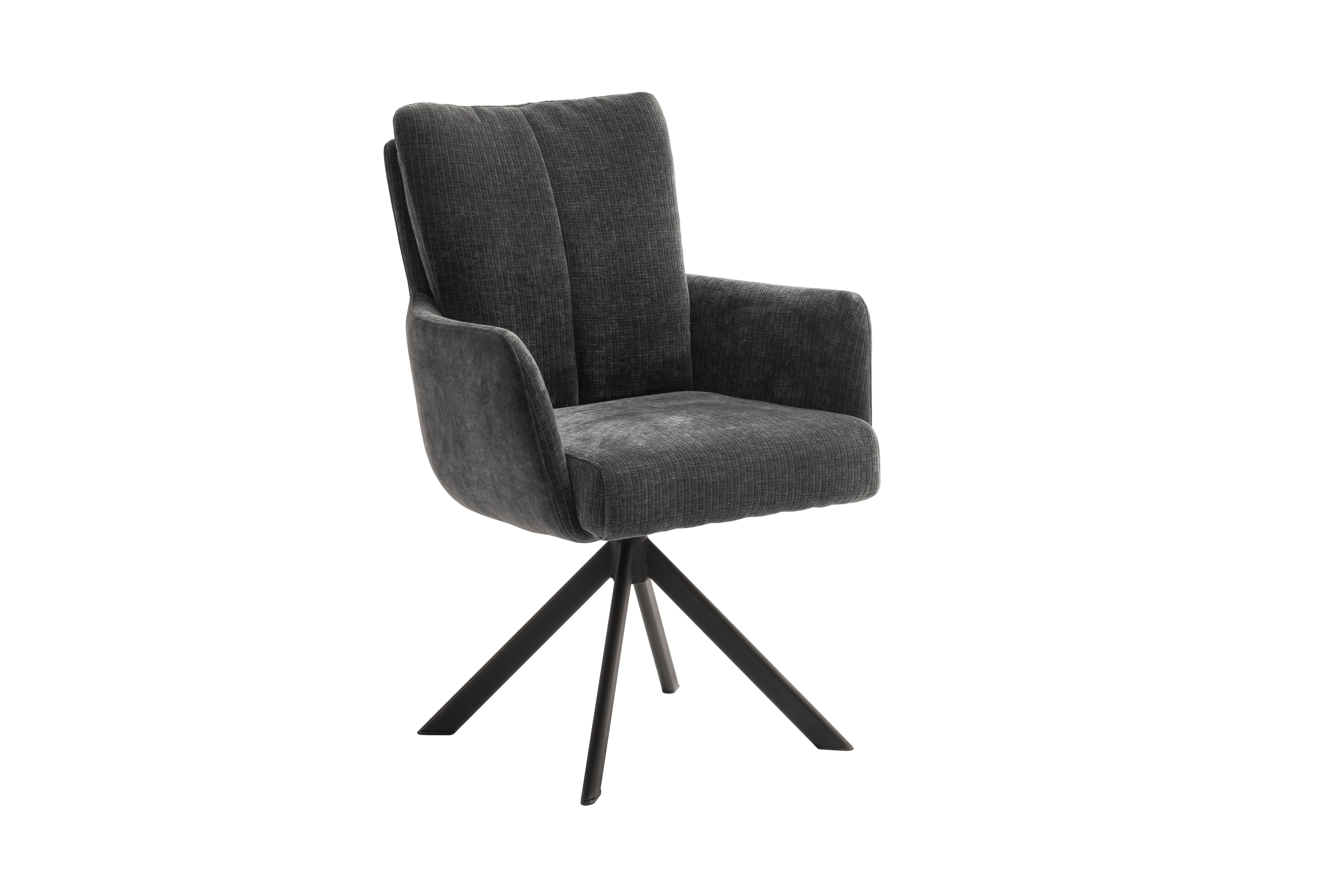 MALIA 4-Fuß Stuhl mit Armlehnen - 2er Set