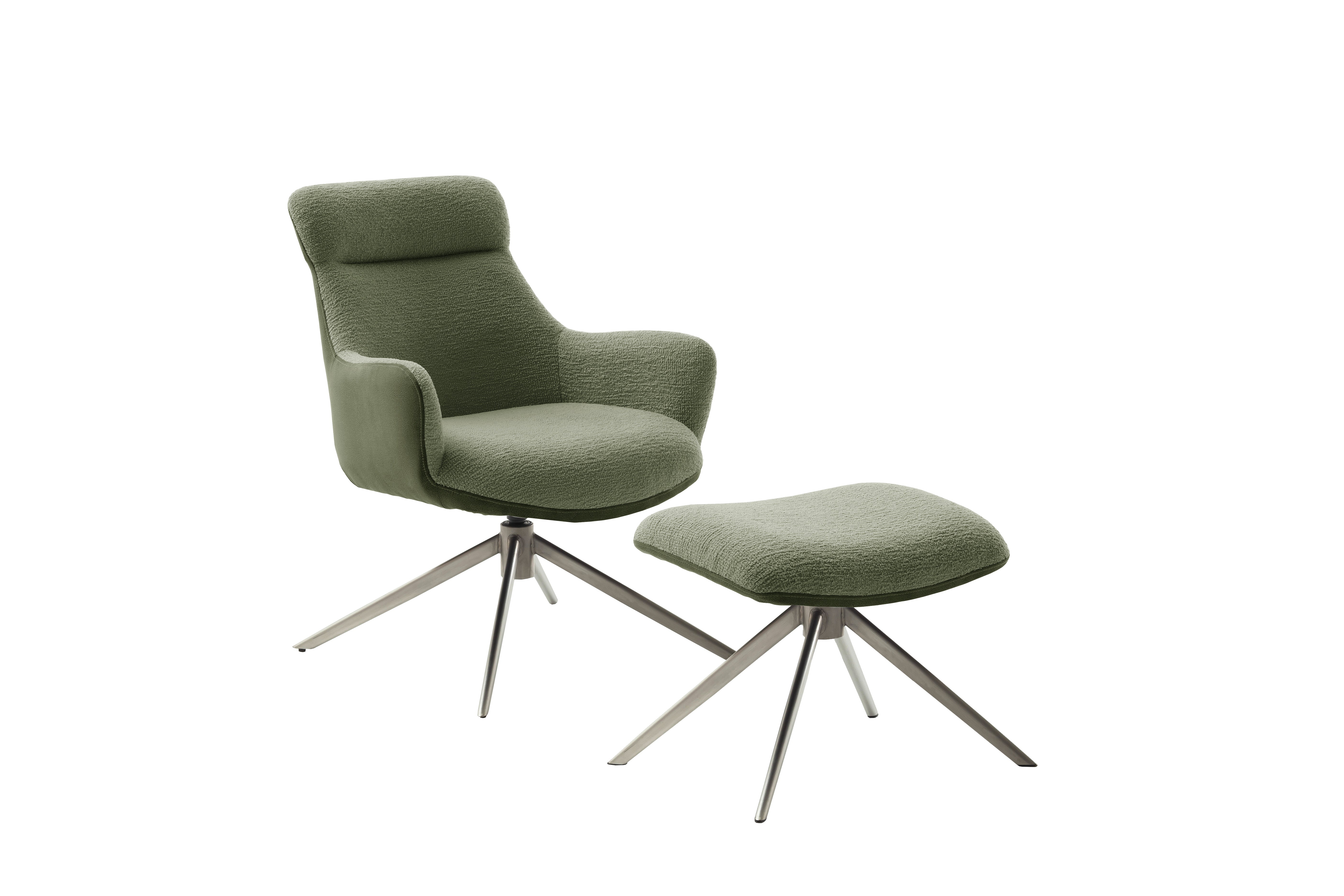 PELION Loungesessel inkl. Hocker