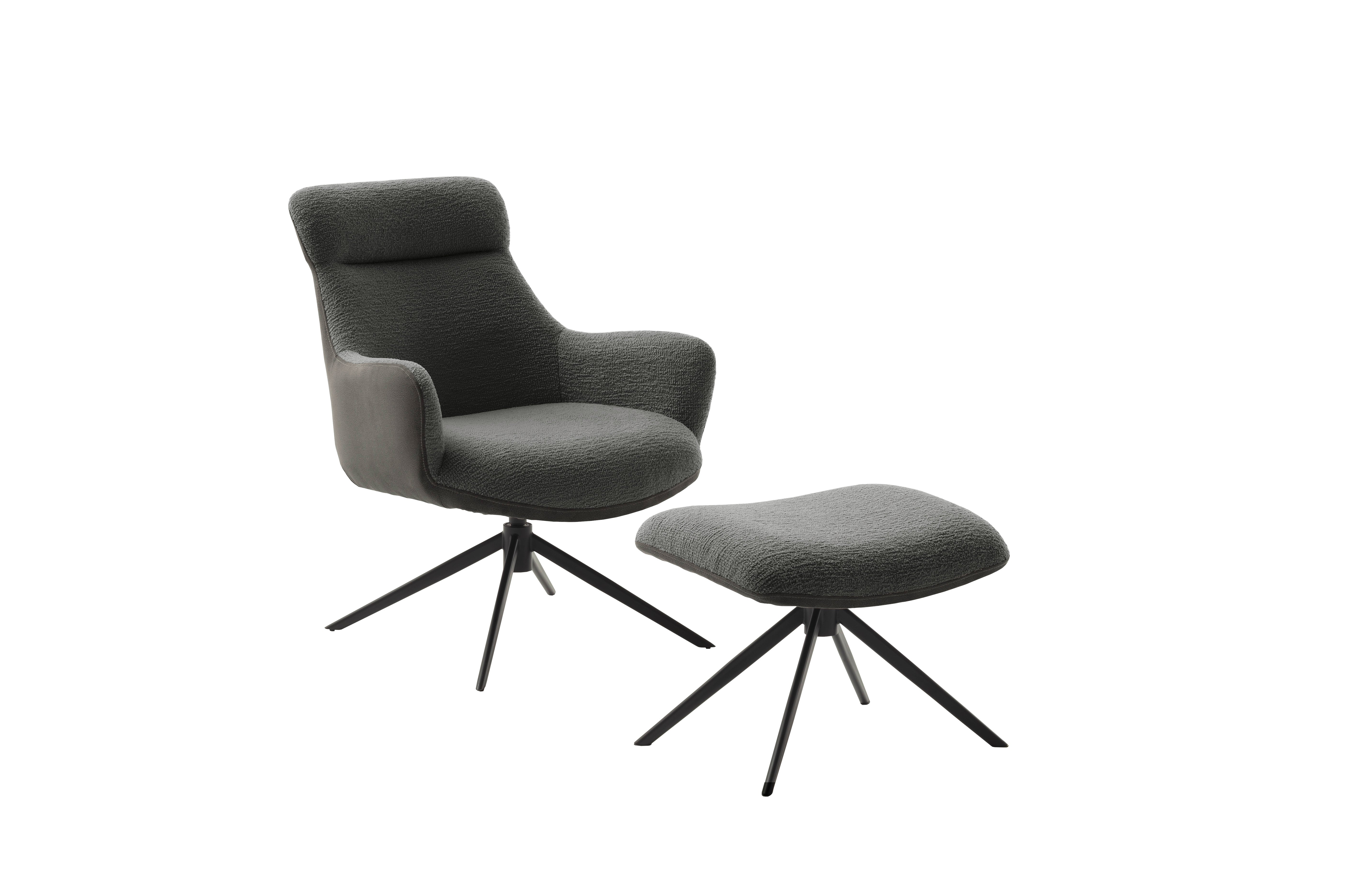 PELION Loungesessel inkl. Hocker