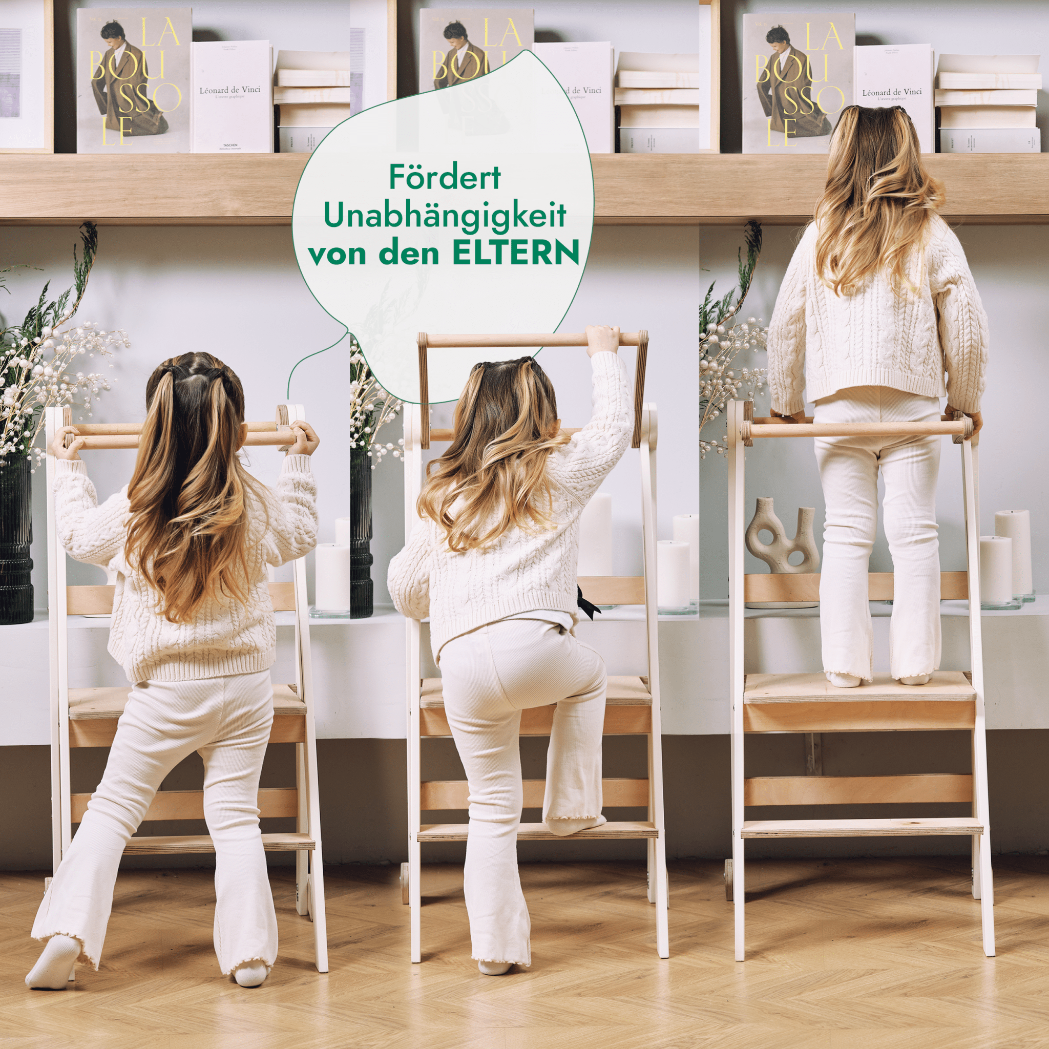 Helper Holz Lernleiter Montessori